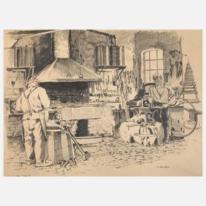 Karl Ludwig Nagel, "Schmiede in Kleve"