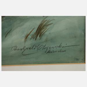 Karl Ewald Olszewsky, Winterabend am Meer