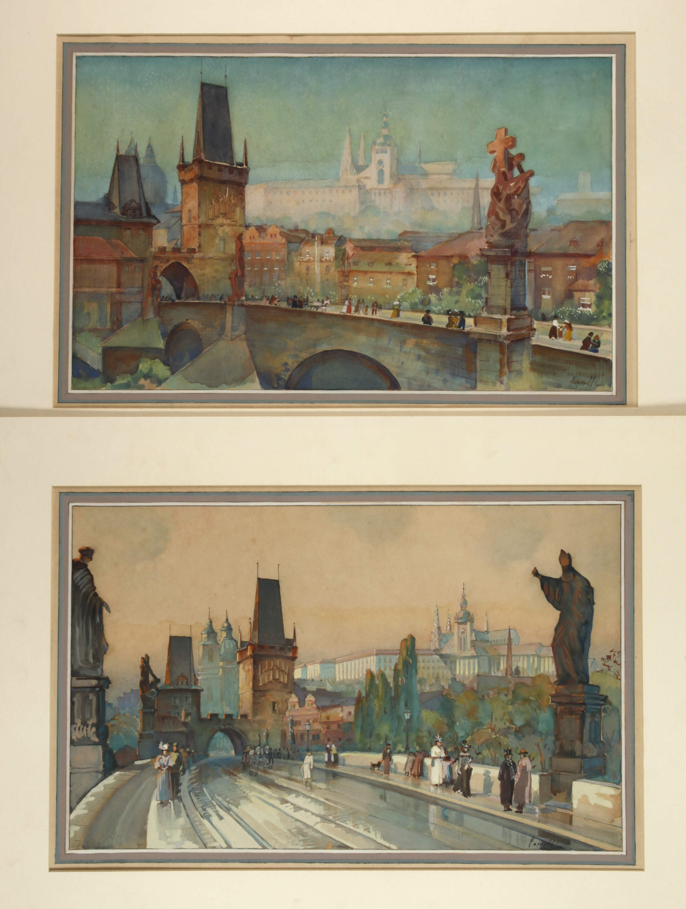 Papkoff, Paar Ansichten von Prag