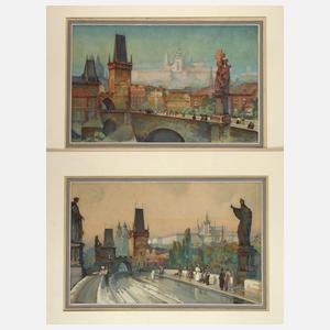 Papkoff, Paar Ansichten von Prag