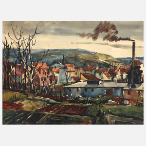 Franz Reiß, attr., Blick auf Schmalkalden