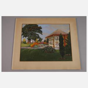 Therese Schachner, Sommertag im Garten