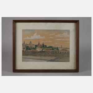 Schütz, Blick auf die Hakenterasse in Stettin