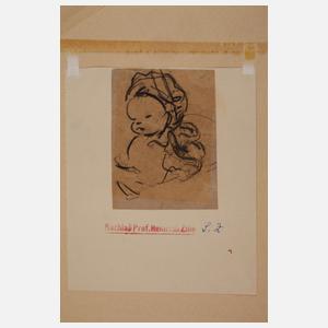 Heinrich Zille, Kleines Mädchen