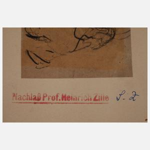 Heinrich Zille, Kleines Mädchen