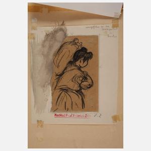 Heinrich Zille, Tragendes Mädchen