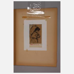 Heinrich Zille, Tragendes Mädchen