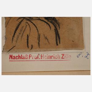 Heinrich Zille, Tragendes Mädchen