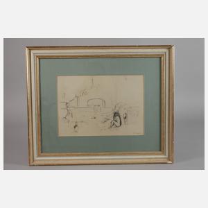 Karl Korab, "Stadtlandschaft mit Akten"