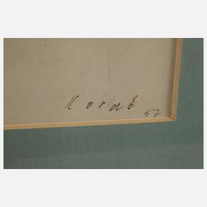 Karl Korab, "Stadtlandschaft mit Akten"