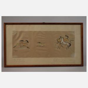 Lina von Schauroth, Kolorierte Lithografie