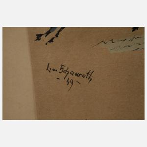 Lina von Schauroth, Kolorierte Lithografie