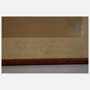 Lina von Schauroth, Kolorierte Lithografie