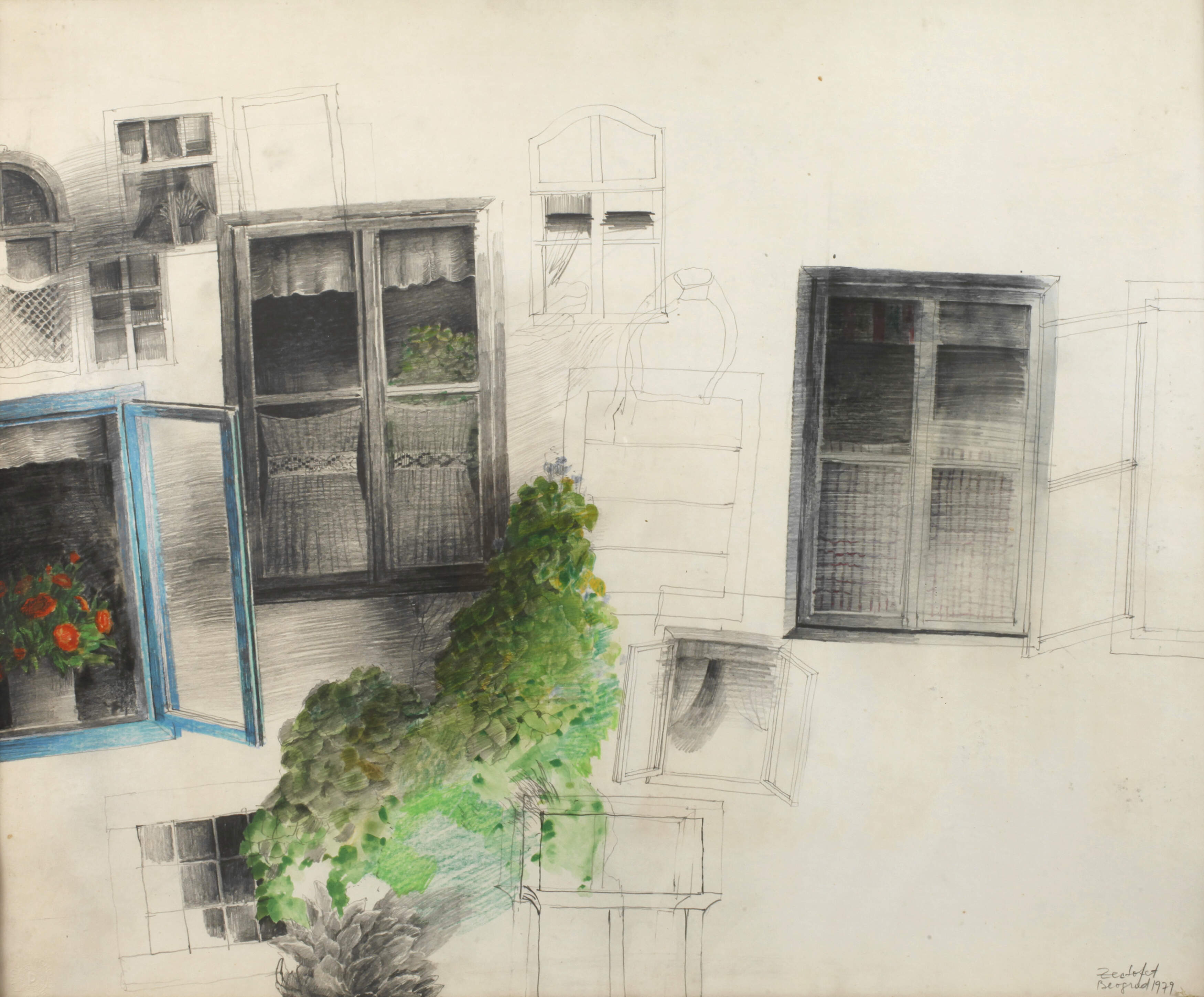 Safet Zec, "Blaues Fenster"