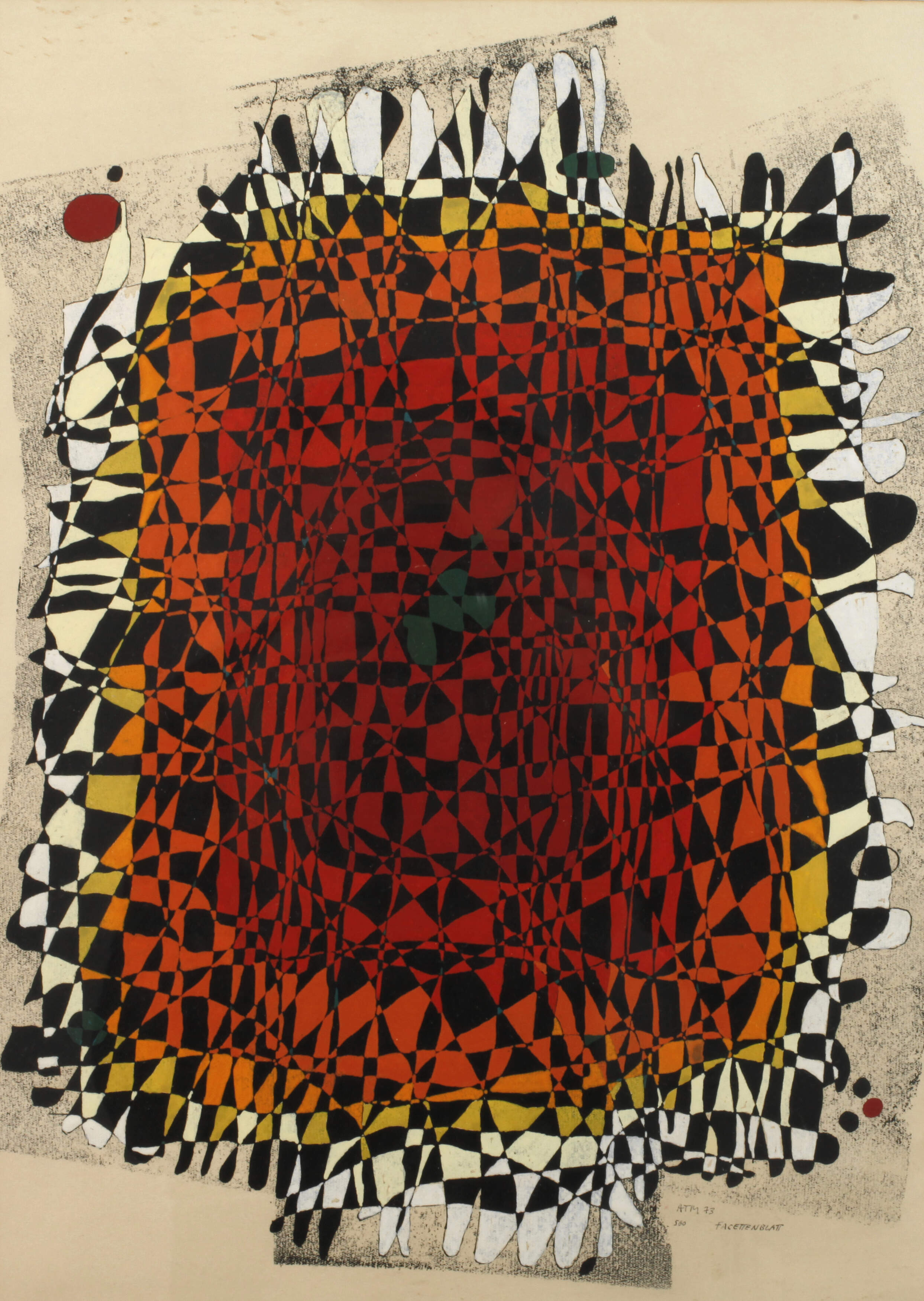 Alfred Traugott Mörstedt, "Facettenblatt"