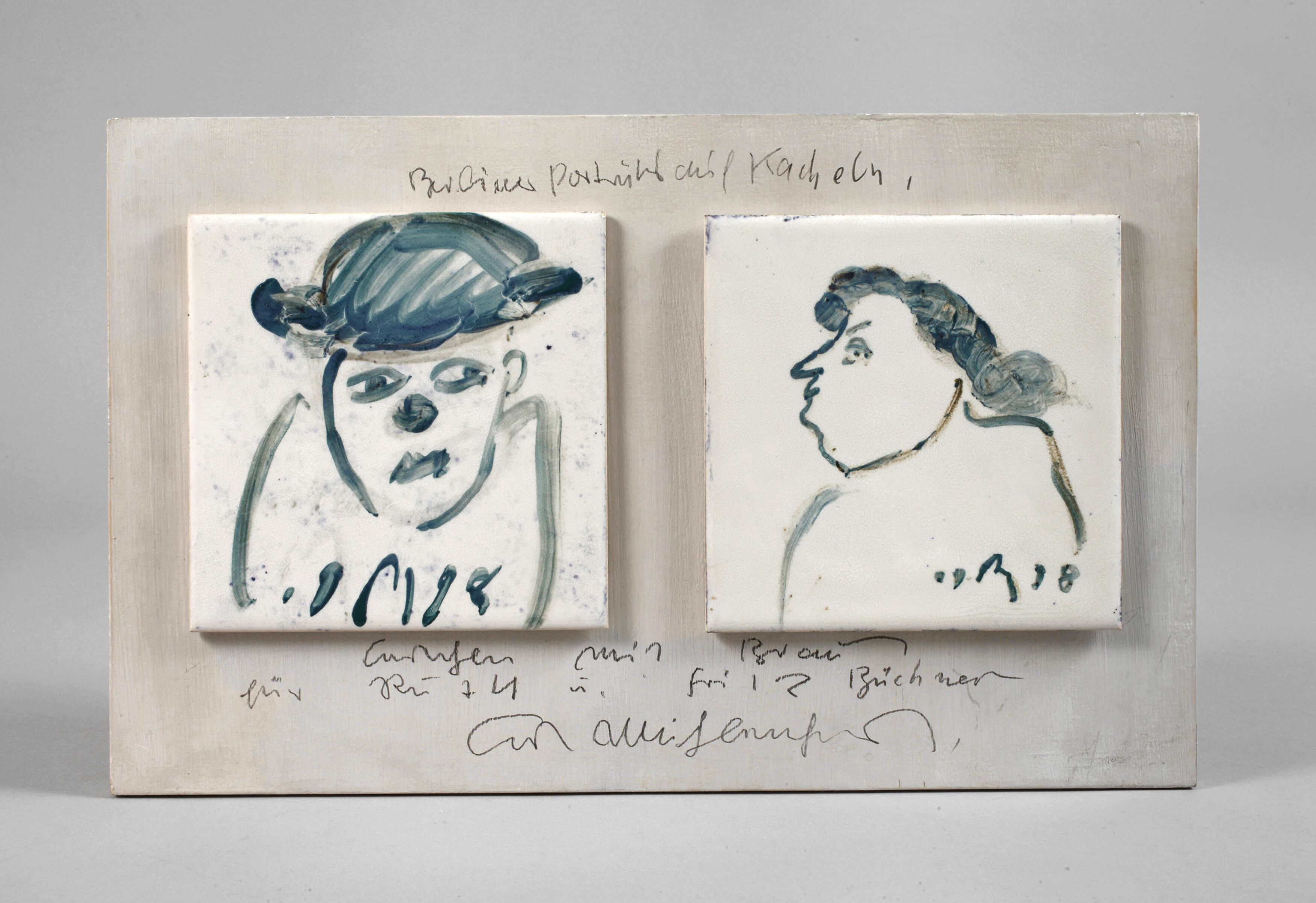 Kurt Mühlenhaupt, "Maler mit Braut"