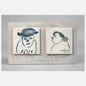 Kurt Mühlenhaupt, "Maler mit Braut"