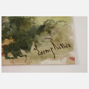 Lorenz Ritter, "Schloss Bilin in Böhmen"