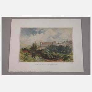 Lorenz Ritter, "Schloss Bilin in Böhmen"