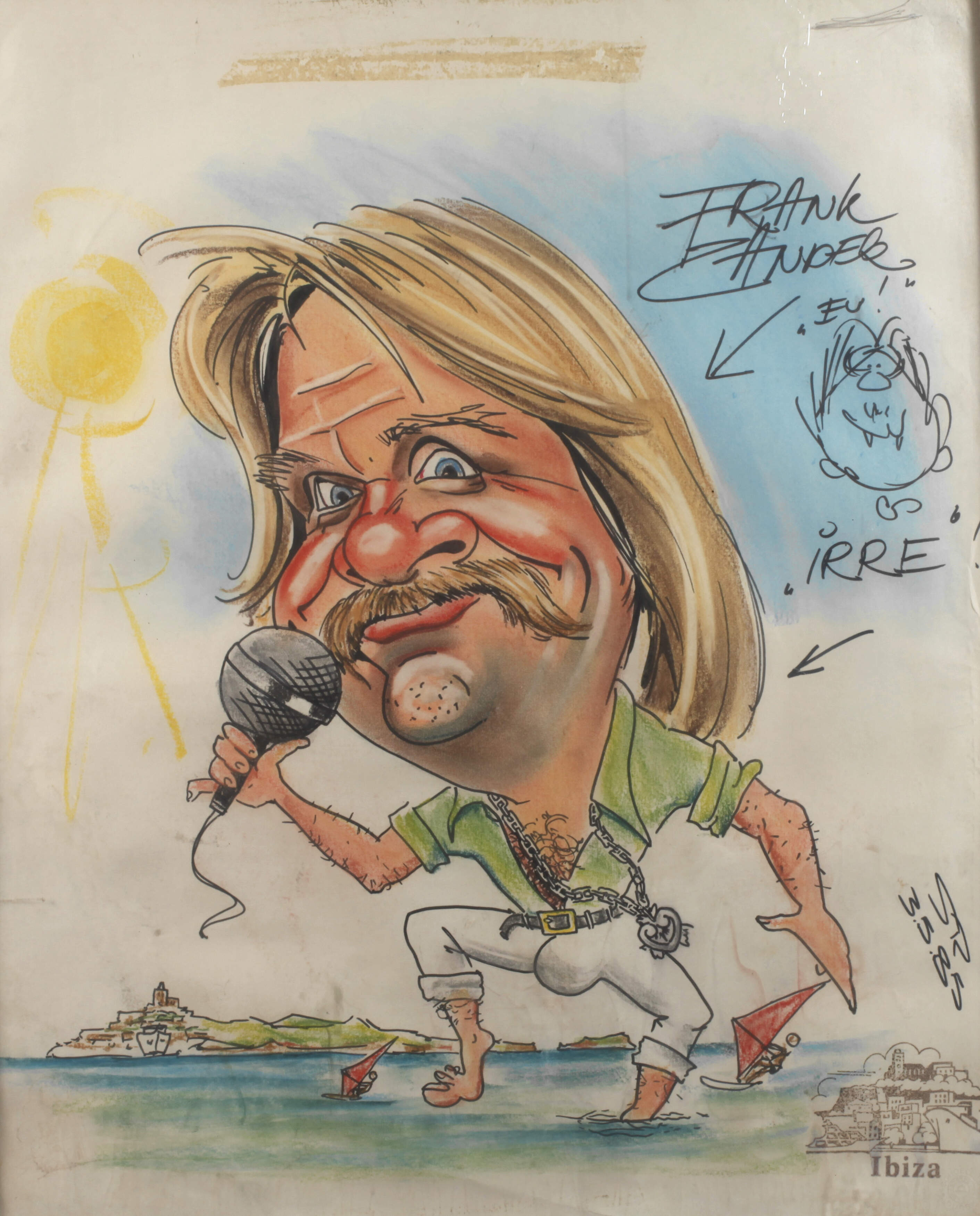 Frank Zander, Selbst am Strand