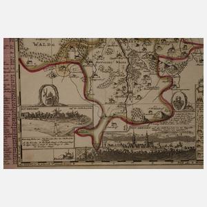 Zürner/Schenk, Kupferstichkarte Amt Dresden