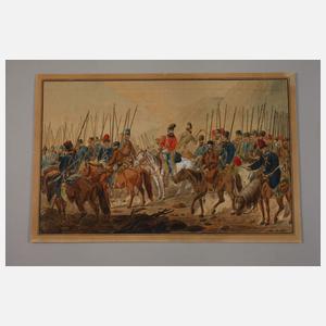 Peter v. Hess, attr., Die ersten Russen in Dresden