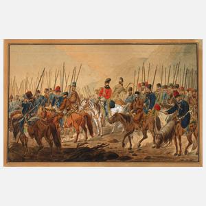 Peter v. Hess, attr., Die ersten Russen in Dresden