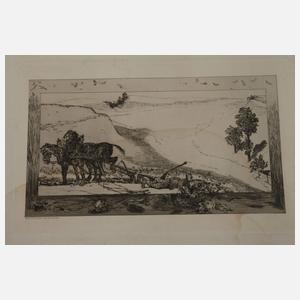 Max Klinger, Konvolut Radierungen