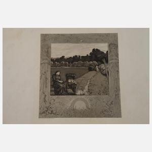 Max Klinger, Konvolut Radierungen