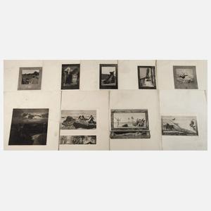 Max Klinger, Konvolut Radierungen