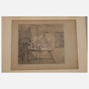 Hugo König, attr., In der Bauernstube