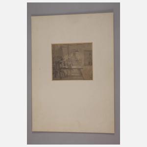 Hugo König, attr., In der Bauernstube