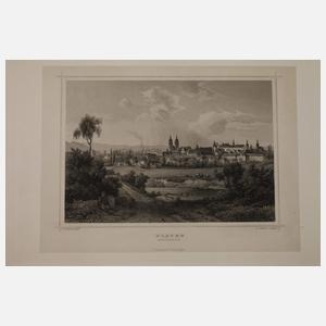 Konvolut historische Ansichten von Plauen