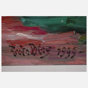 Fredo Bley, "Landschaft im Abendlicht"