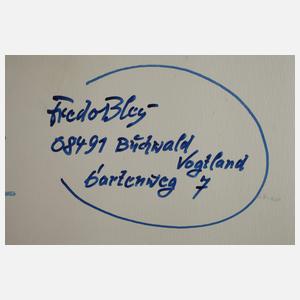 Fredo Bley, "Landschaft im Abendlicht"