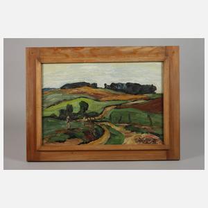 Fredo Bley, "Weg zwischen Feldern"