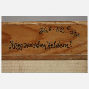 Fredo Bley, "Weg zwischen Feldern"