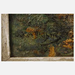 Oskar Bluhm, Liebespaar im herbstlichen Park