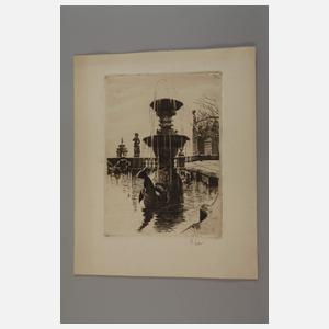 Georg Erler, Brunnen im Zwinger