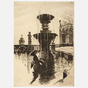 Georg Erler, Brunnen im Zwinger