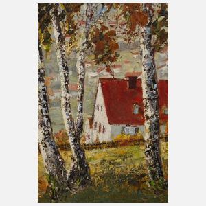 Günter Fink, Herbstliche Dorfansicht