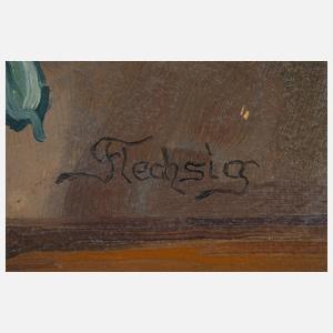 Flechsig, Drei Blumenstillleben