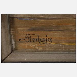 Flechsig, Drei Blumenstillleben