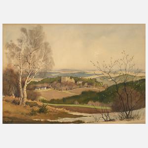 Siegfried Hauffe, „Vorfrühling am Burgstein“