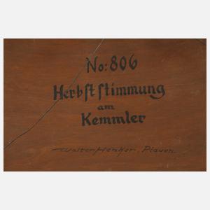 Walter Henker, Herbststimmung am Kemmler