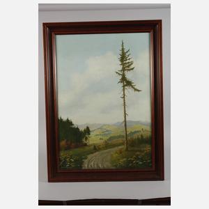 Minni Herzing, Blick in blühende Sommerlandschaft