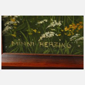 Minni Herzing, Blick in blühende Sommerlandschaft