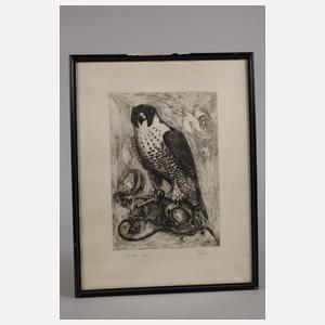 Bernd Hieke, Drei Raubvogeldarstellungen