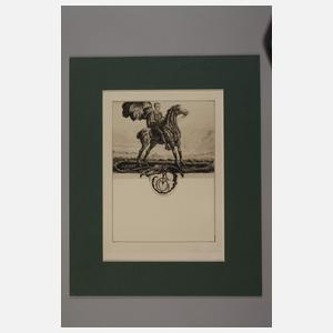 Alois Kolb, Konvolut Radierungen