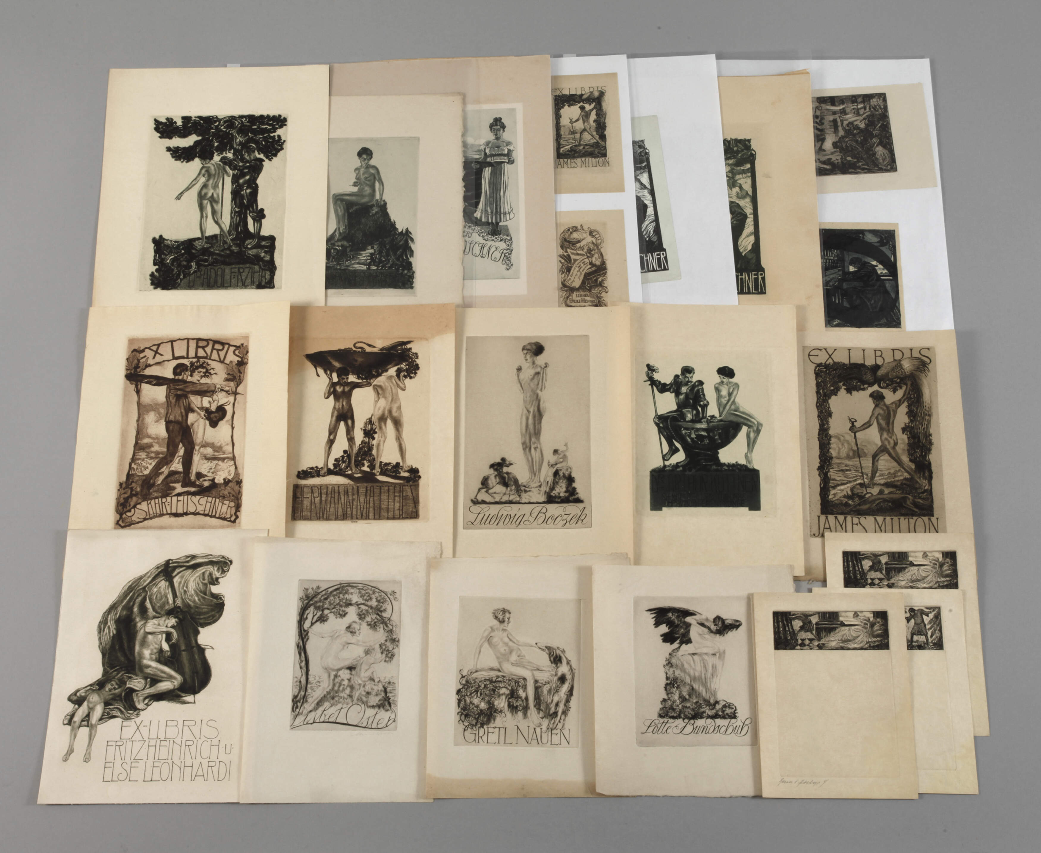 Alois Kolb, Exlibrissammlung